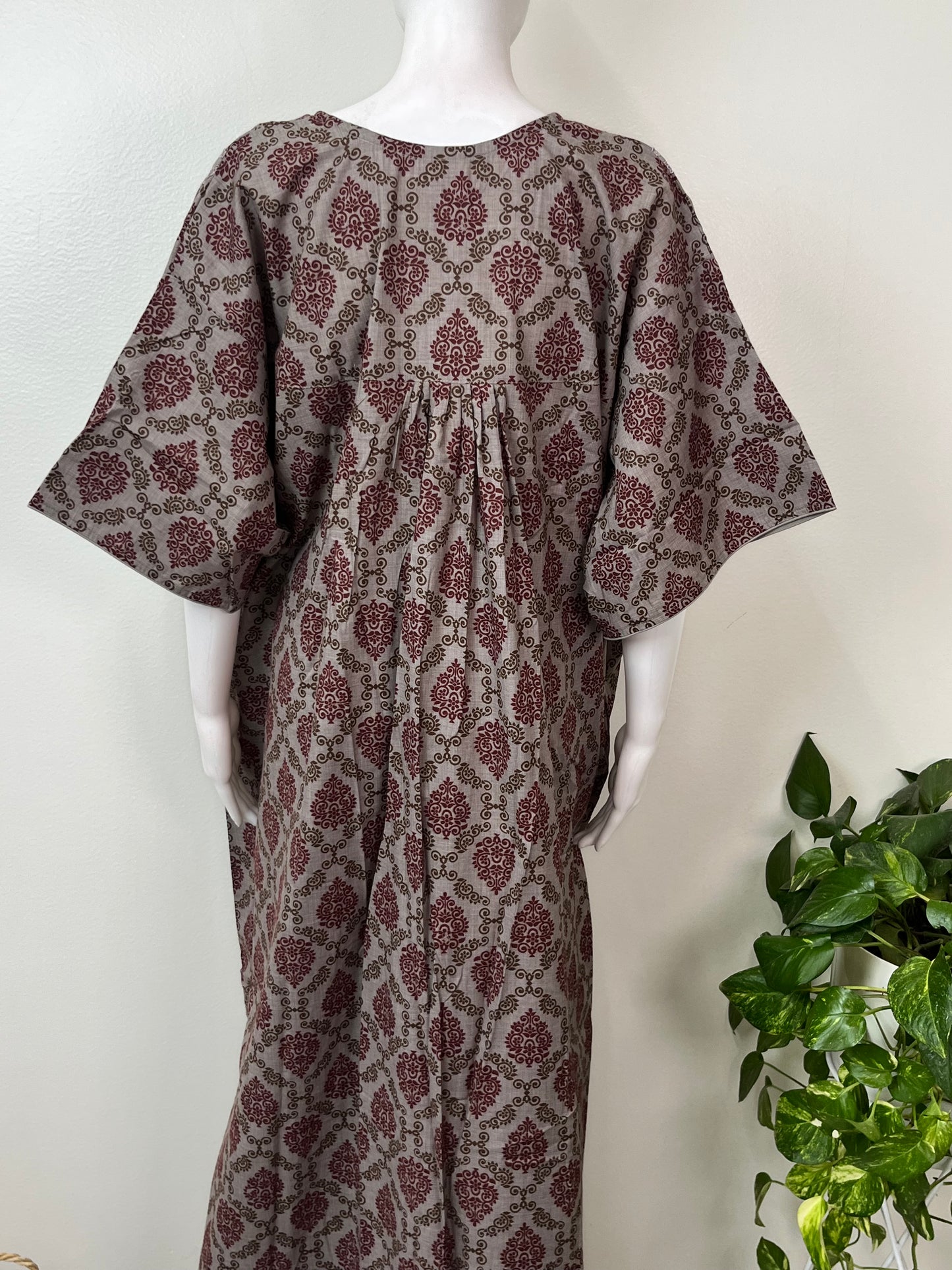 Brown Printed Bizzylizzy Nightgown