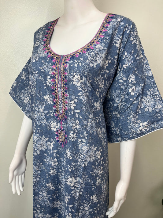 Blue Breathable Elegance Bizzylizzy Nighty