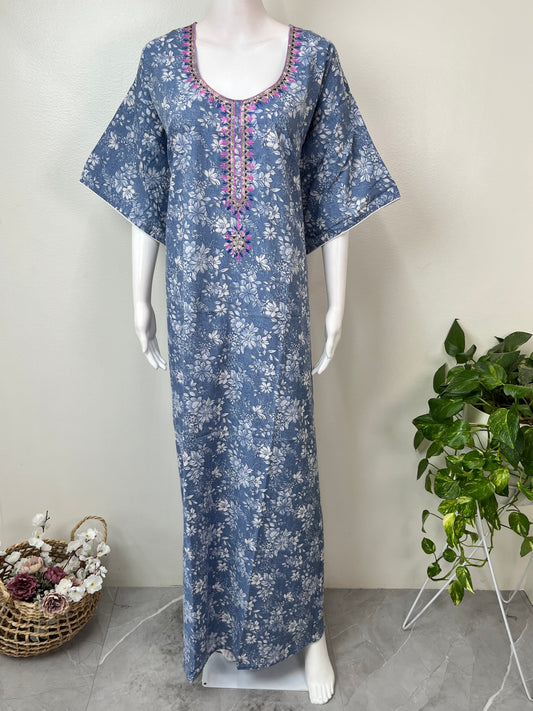 Blue Breathable Elegance Bizzylizzy Nighty