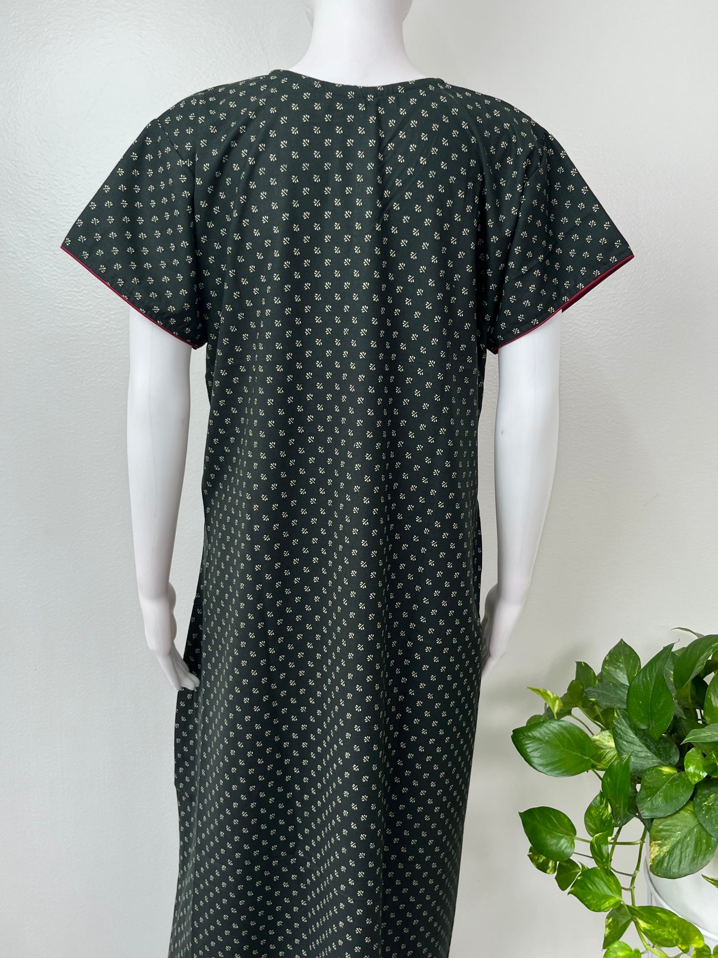 Bottle Green Elegant Comfort Spun Nighty