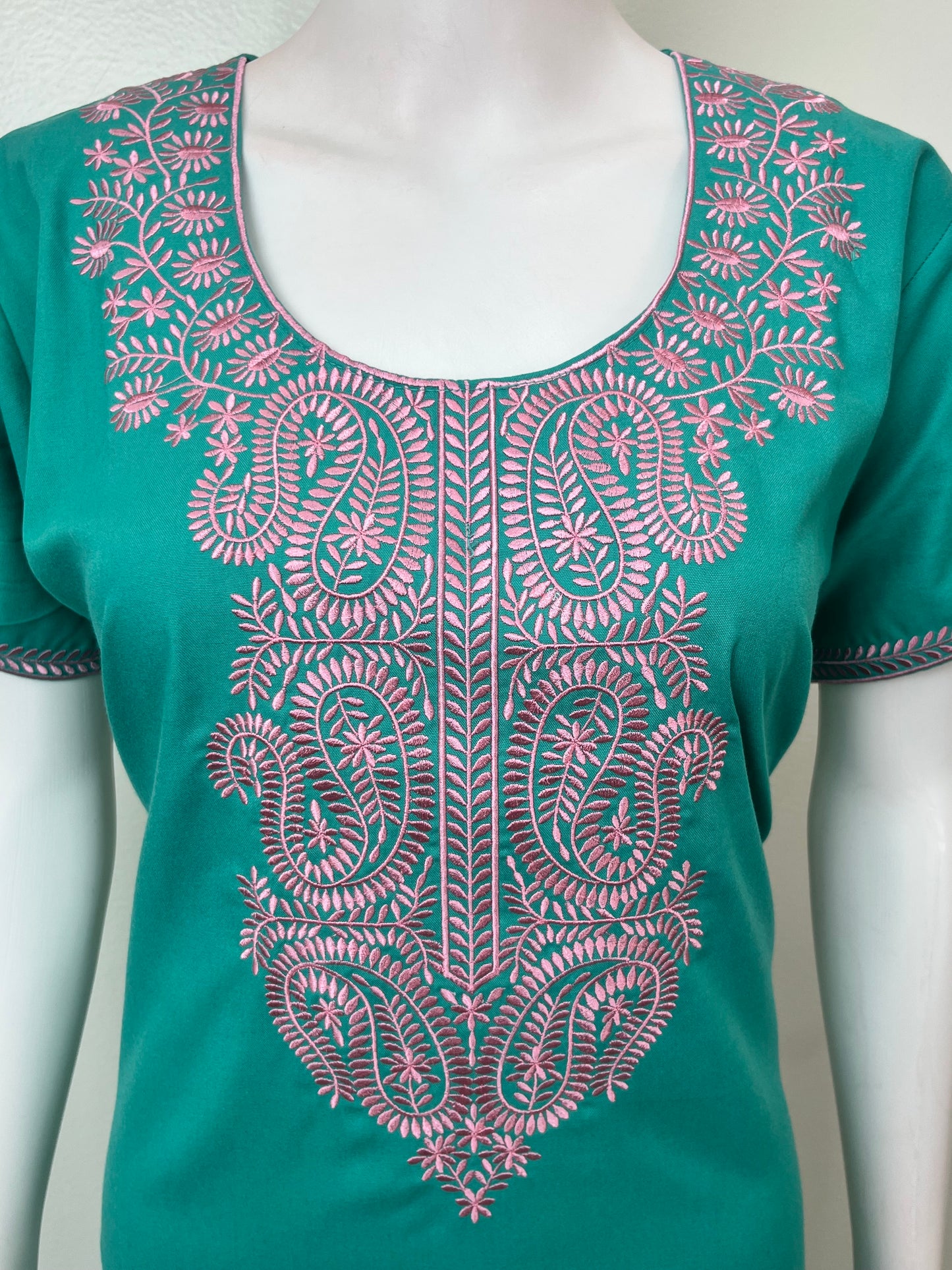 Teal Green Elegant Comfort Spun Nightgown