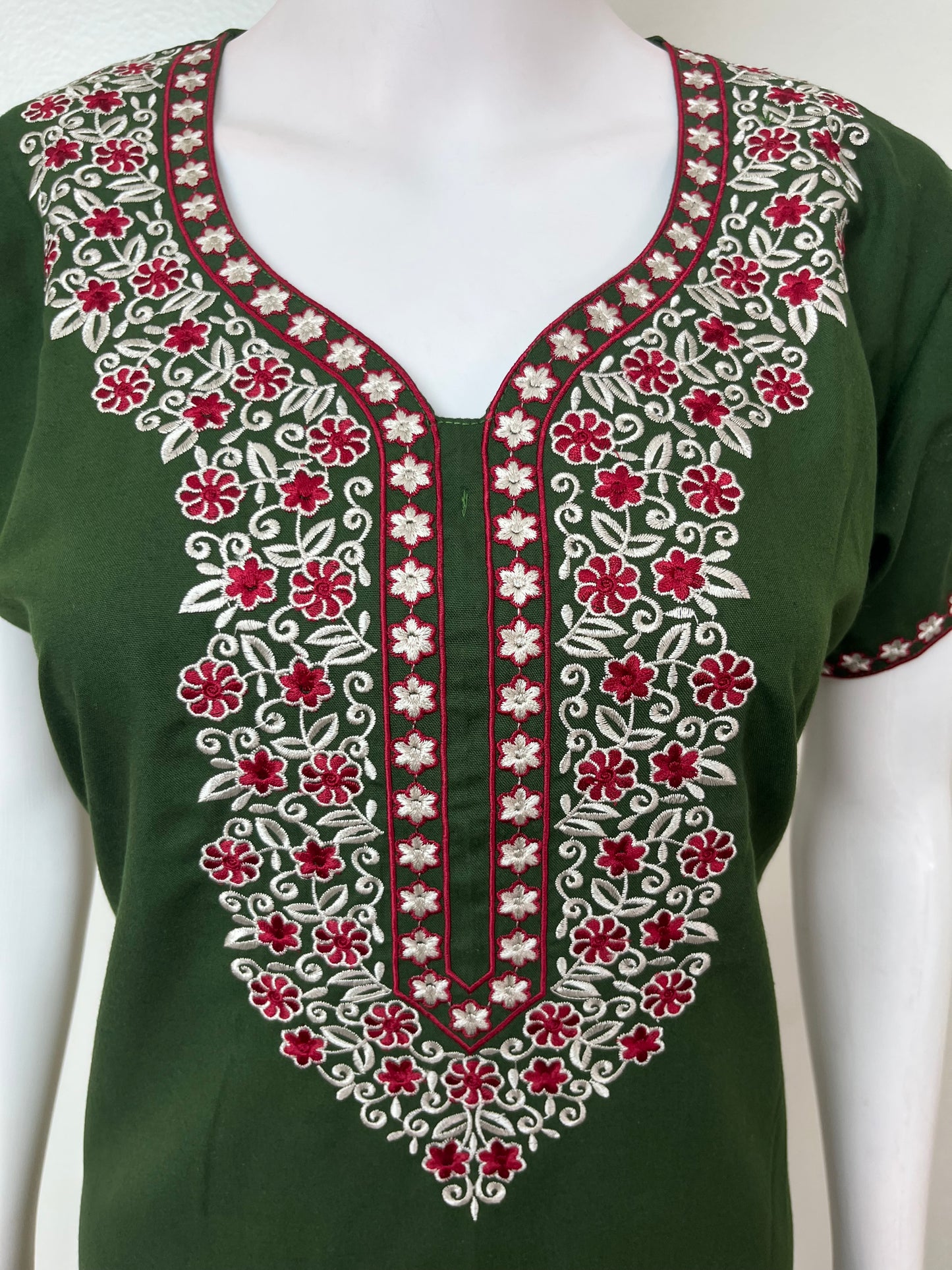 Bottle Green Elegant Comfort Spun Nighty