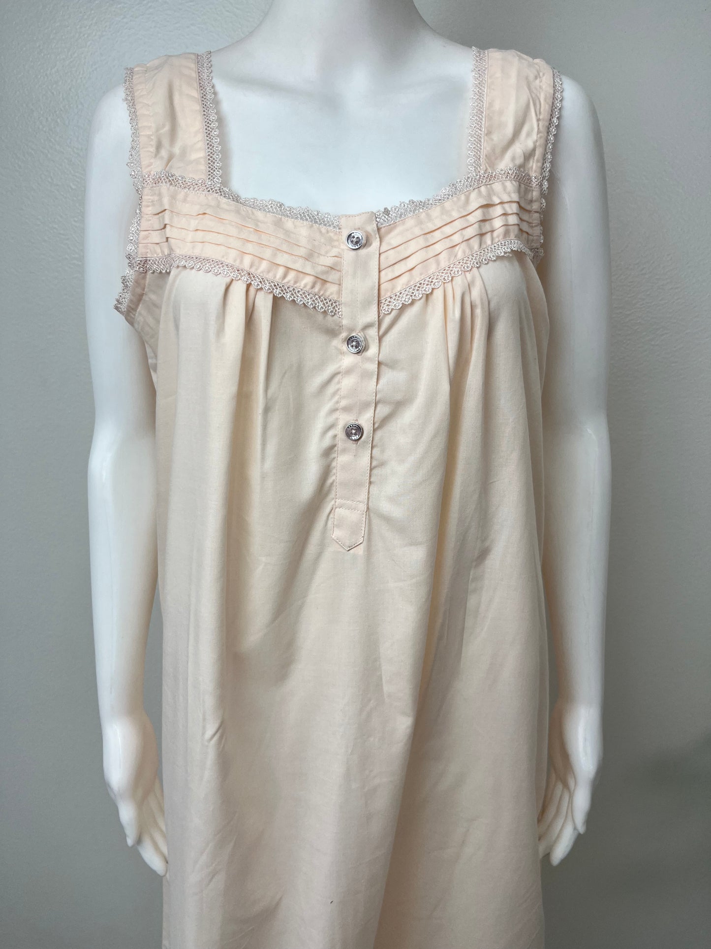 2-Piece Pure Cotton Embroidered Nightgown Set