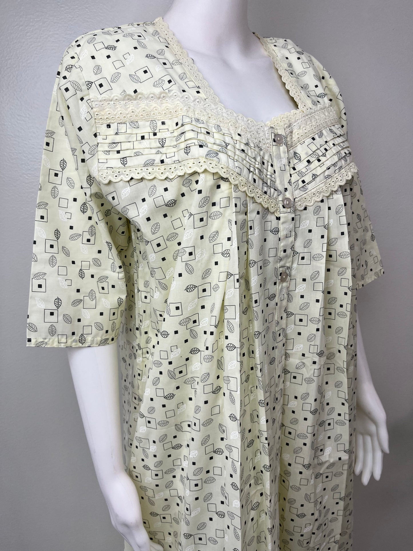 2-Piece Pure Cotton Women's Nightgown Set