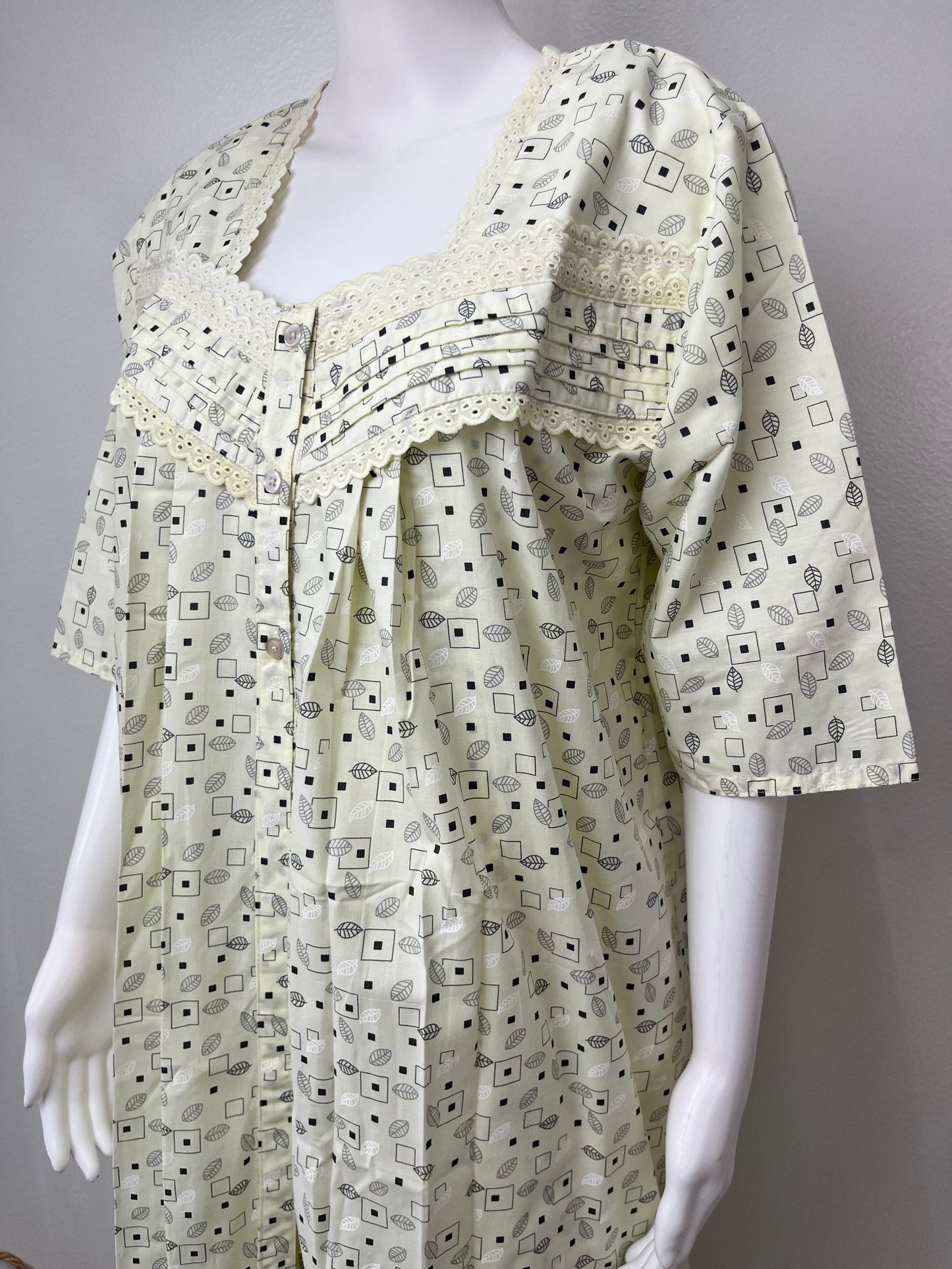 2-Piece Pure Cotton Women's Nightgown Set