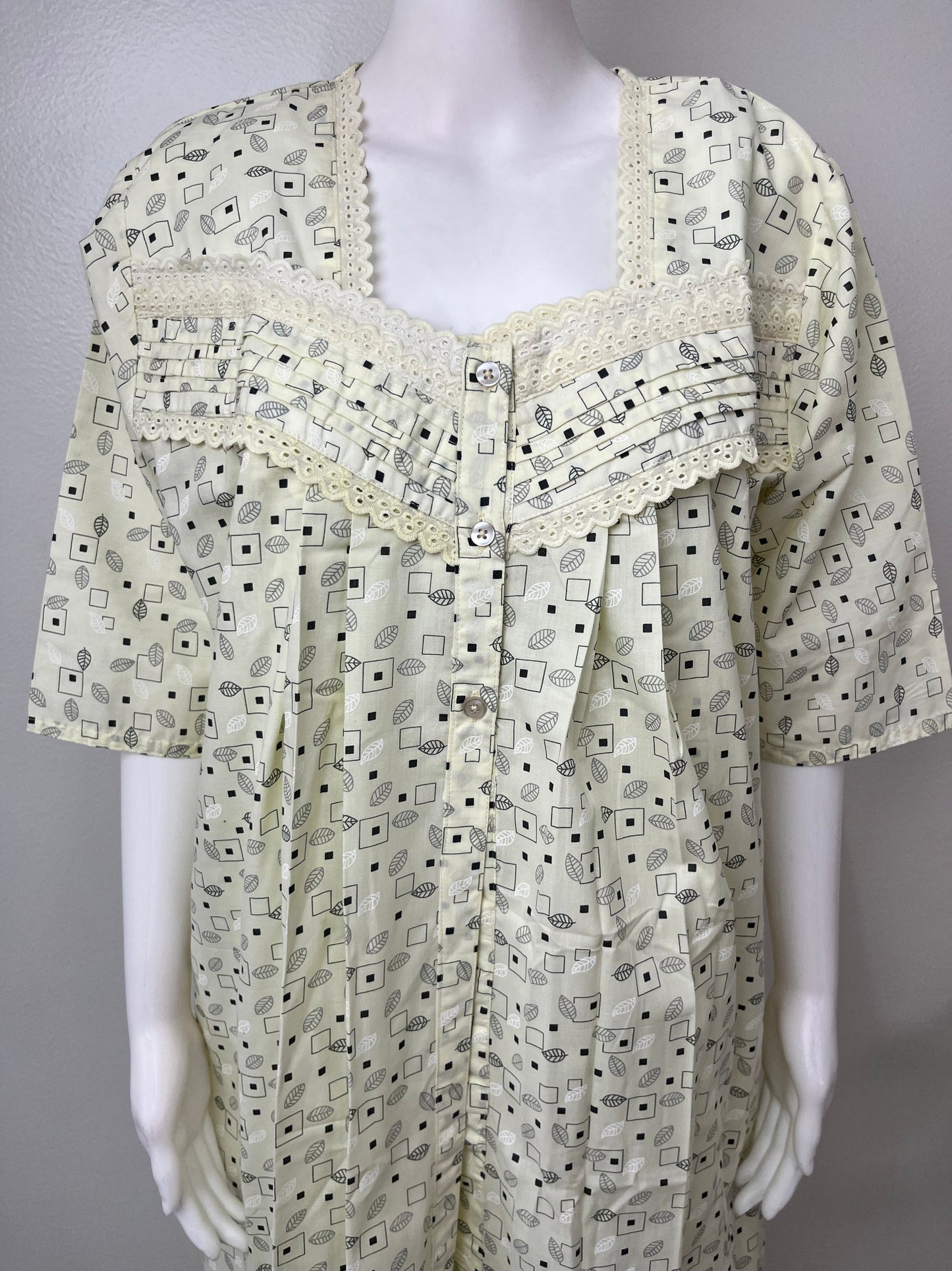 2-Piece Pure Cotton Women's Nightgown Set