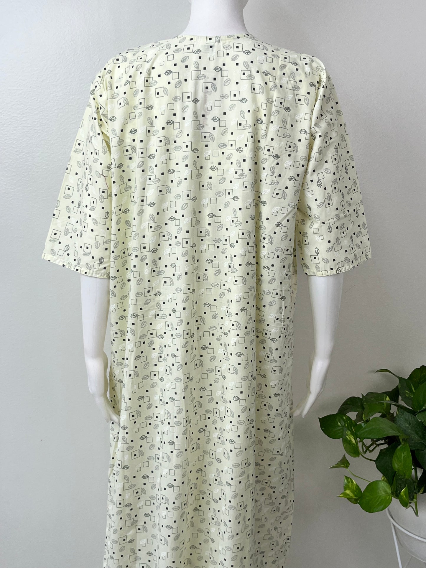 2-Piece Pure Cotton Women's Nightgown Set