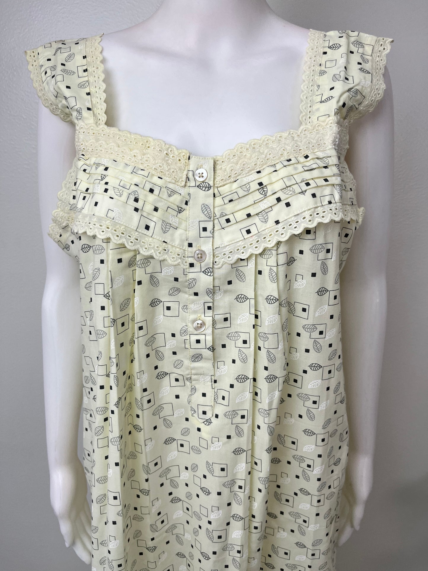 2-Piece Pure Cotton Women's Nightgown Set