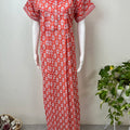 Orange Pure Cotton Women’s Nightgown