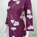Purple Rayon Night Suit