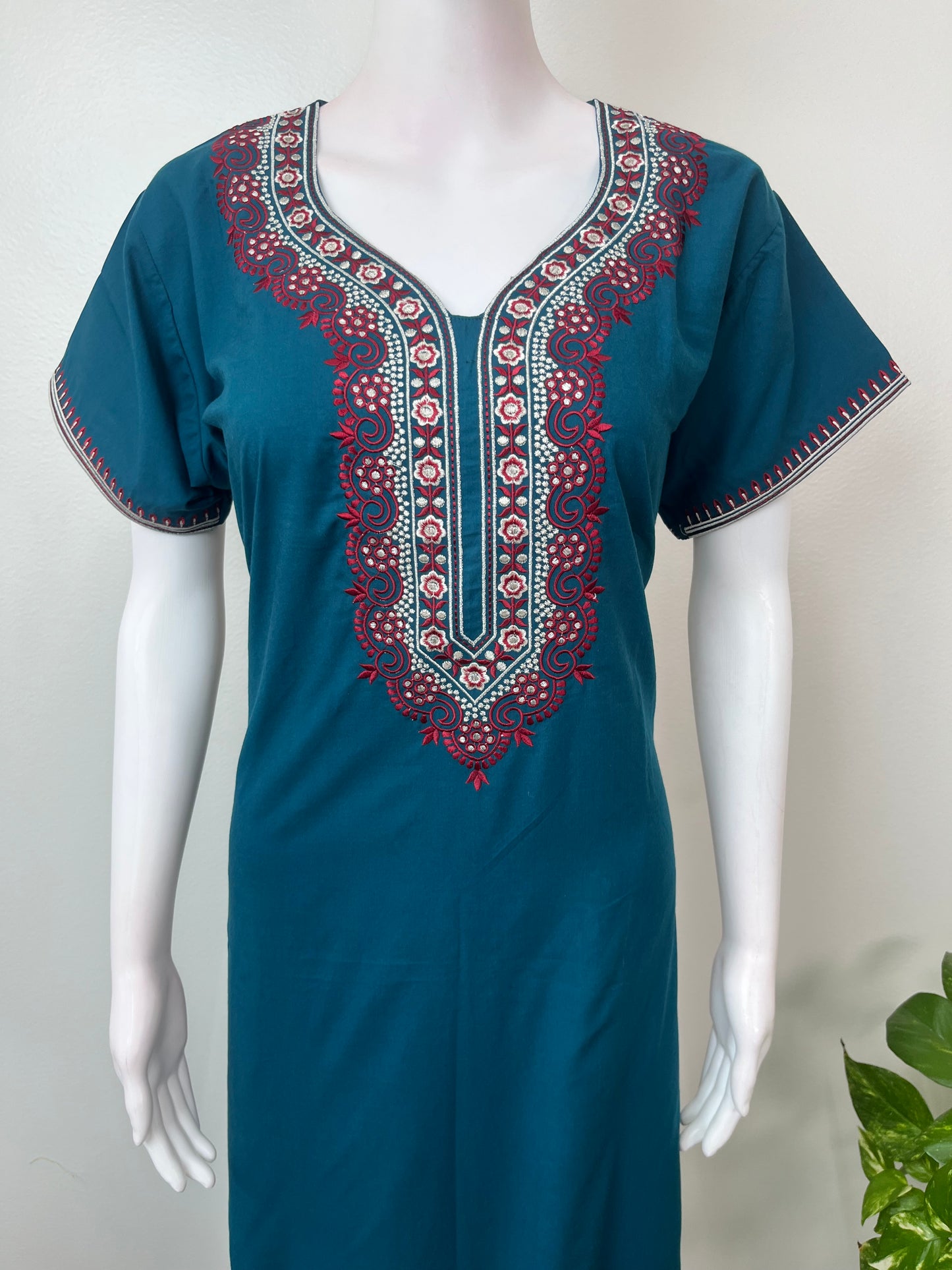 Teal Elegant Comfort Bizzylizzy Nighty