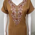 Caramel Premium Alpine Embroidered Nightgown