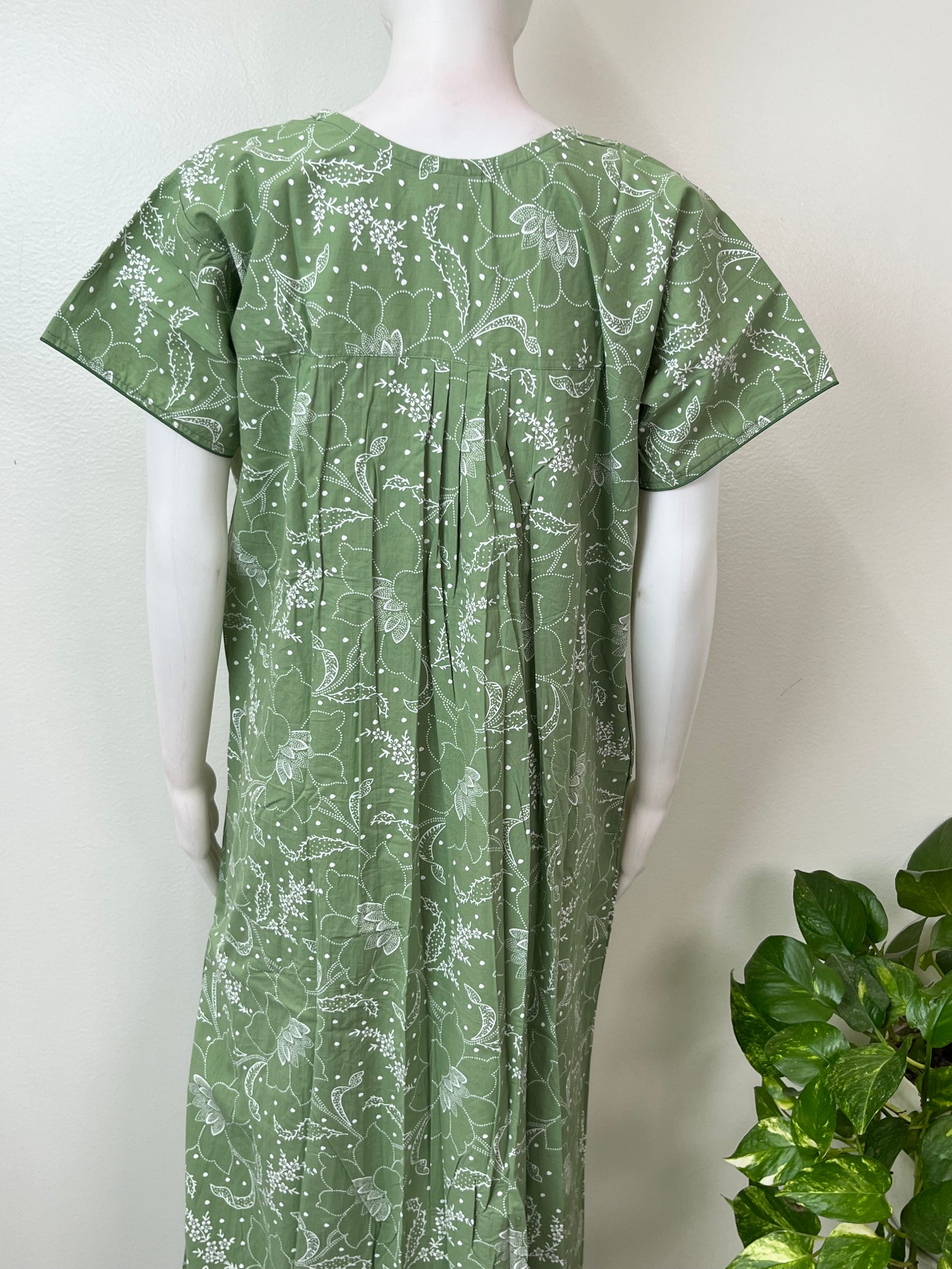 Emerald Green 100% Cotton Nightgown