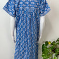 Royal Blue Pure Cotton Nightgown