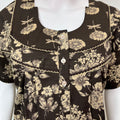 Floral Printed Pure Cotton Nightgown