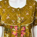 Mustard 100% Cotton Nighty