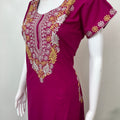 Hot Pink Timeless Embroidered Bizzylizzy Nightgown