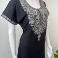 Black Premium Bizzylizzy Embroidered Nighty