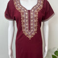 Maroon Classic Charm Bizzylizzy Nighty