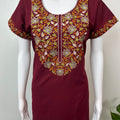 Maroon Luxury in Every Thread- Bizzylizzy Nighty