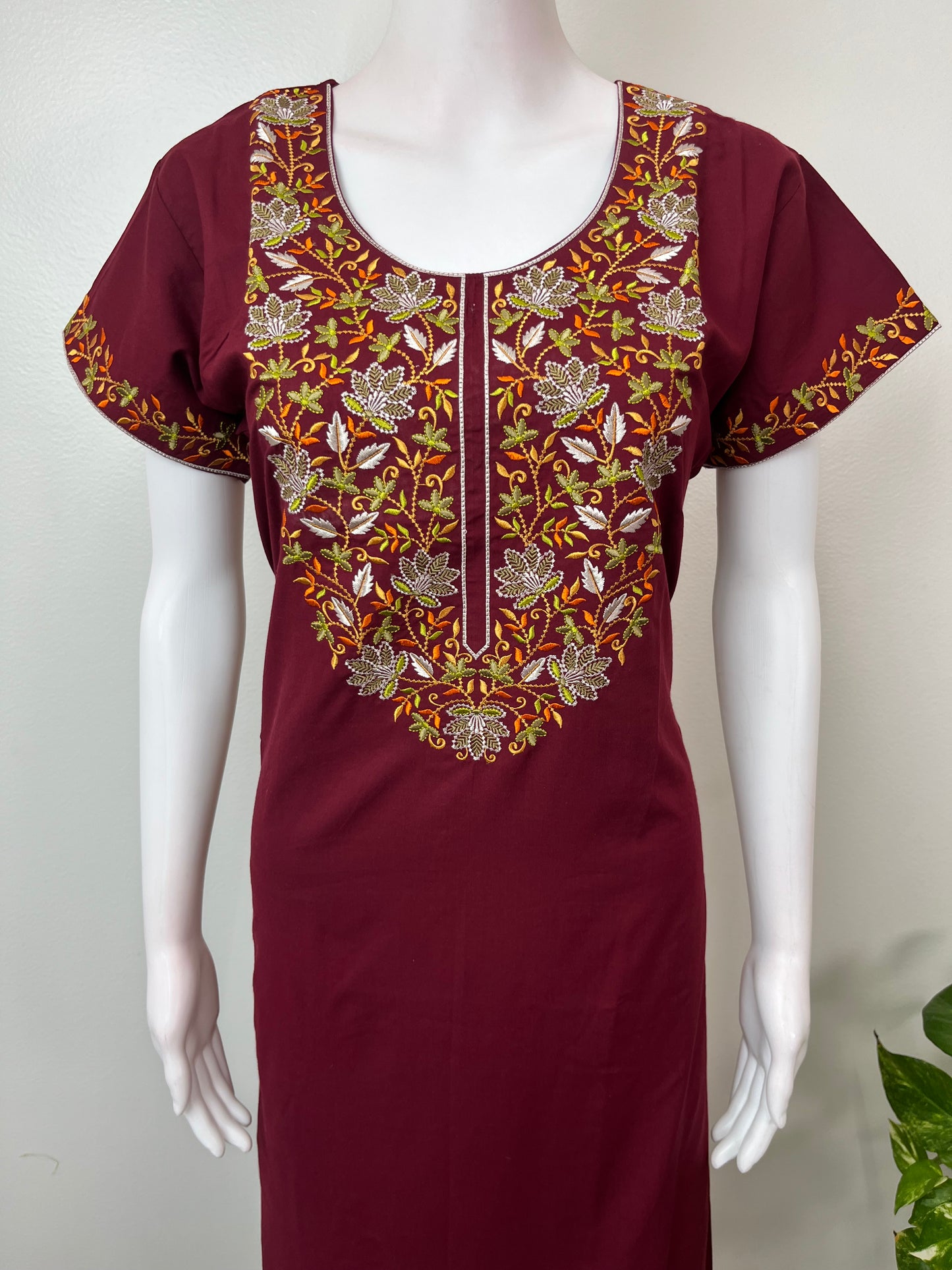 Maroon Luxury in Every Thread- Bizzylizzy Nighty