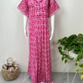 Pink Pure Cotton Nighty Comfortable & Elegant
