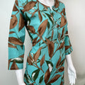 Turquoise Pure Cotton Night Duit