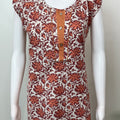 Orange Soft & Stylish Pure Cotton Nighty