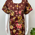 Brown Pure Cotton Nightgown Soft & Comfortable