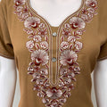 Caramel Premium Alpine Embroidered Nightgown