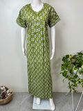 Green Pure Cotton Nighty Soft & Comfortable