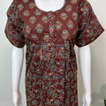 Brown 100% Cotton Nightgown for Women