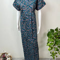 Blue Pure Cotton Nighty Soft & Comfortable