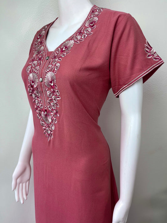 Peach Classic Charm Alpine Nighty