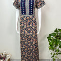 Navy Blue A-Line Style Cotton Nighty