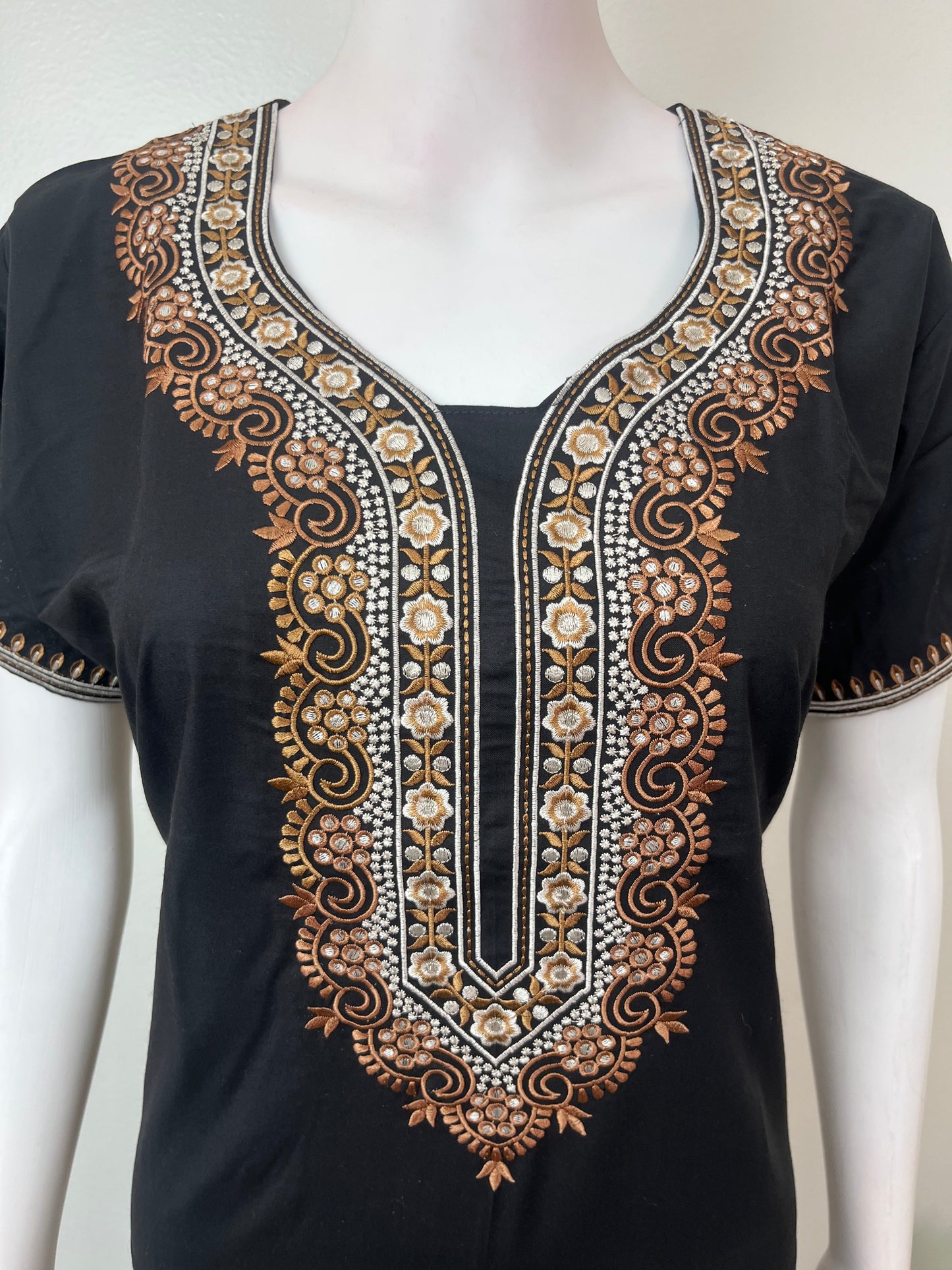 Black Premium Bizzylizzy Embroidered Nightgown