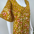 Mustard 100% Cotton Nighty Comfortable & Elegant