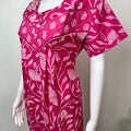 Hot Pink 100% Cotton Women’s Nighty