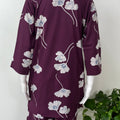Purple Rayon Night Suit