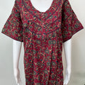 Maroon 100% Cotton Women’s Nightgown