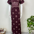 Purple 100% Cotton Nightgown Soft & Comfortable
