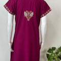 Hot Pink Timeless Embroidered Bizzylizzy Nightgown