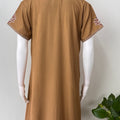 Caramel Premium Alpine Embroidered Nightgown