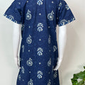 Royal Blue Pure Cotton Women’s Nightgown