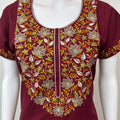 Maroon Luxury in Every Thread- Bizzylizzy Nighty