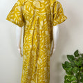 Yellow Elegant & Comfortable Pure Cotton Nighty