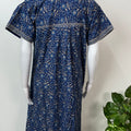 Royal Blue Elegant & Breathable Pure Cotton Nightgown