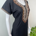Black Premium Bizzylizzy Embroidered Nightgown