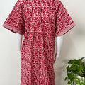Red 100% Cotton Nightgown Soft & Comfortable