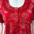 Red Alpine Fabric Nightgown Soft & Breathable